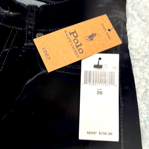 NWT Polo by Ralph Lauren Tompkins Mid Rise Skinny Black Jeans - Picture 3 of 8